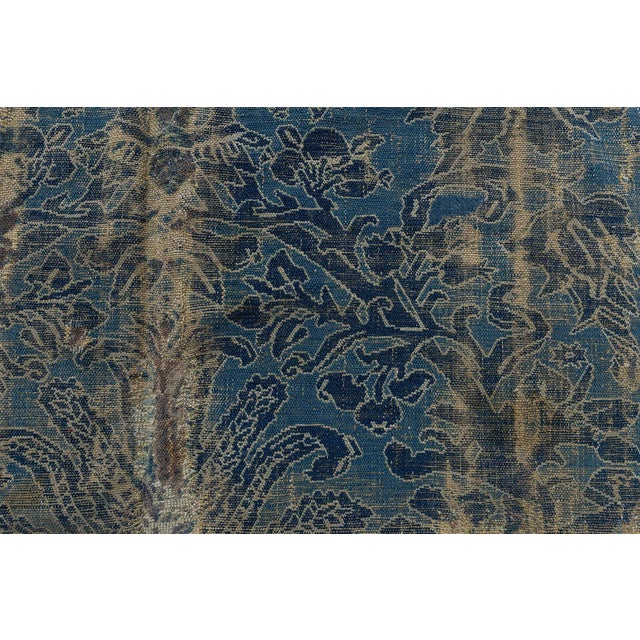 Renaissance Doris Leslie Blau Antique Allover Warm Tan Carpet - c. 1600 Spanish Alcaraz For Sale - Image 3 of 8