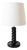 Turned Ebonised Column Table Lamp, 1960s. For Sale