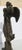 Italian Bronze of an allegorical angel holding long garlands of celebratory flowers. Striking an aloof pose and holding up...