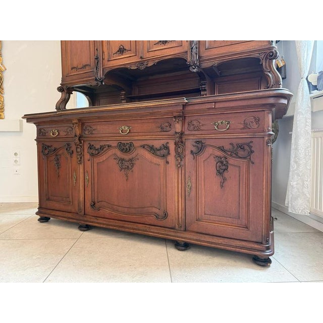 Baroque Pfeiferl Topboard Buffet, 1880s For Sale - Image 16 of 18
