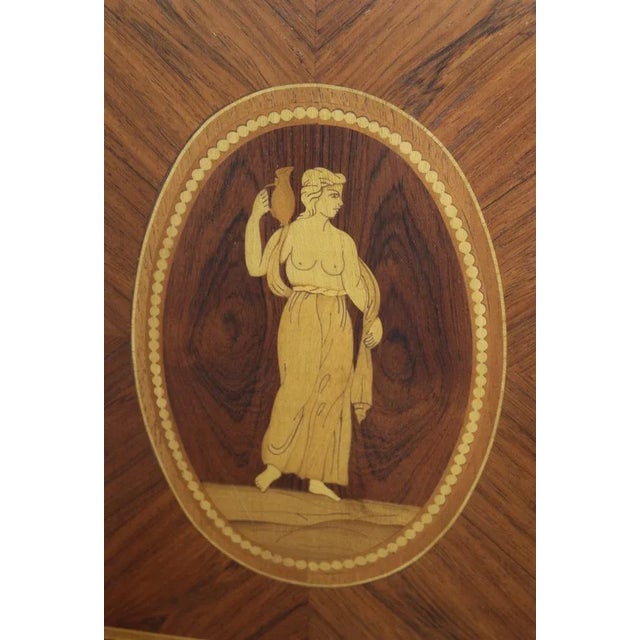 Northern Italian Maggiolini Style Dresser, 1990s For Sale - Image 6 of 13