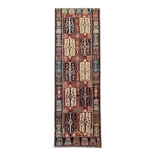 Antique Avar Kilim Runner 5x16 – Tribal Flatweave Rug For Sale