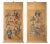 16th Century Large 72" Ming Dynasty Scrolls of Gods - Pair | Gilt & Ink on Paper | 16th C. - A Pair For Sale - Image 5 of 5