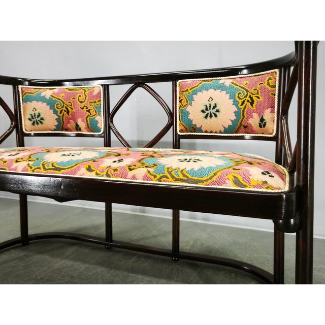 Art Nouveau Bat Sofa by Josef Hoffmann, 1930s For Sale - Image 6 of 15