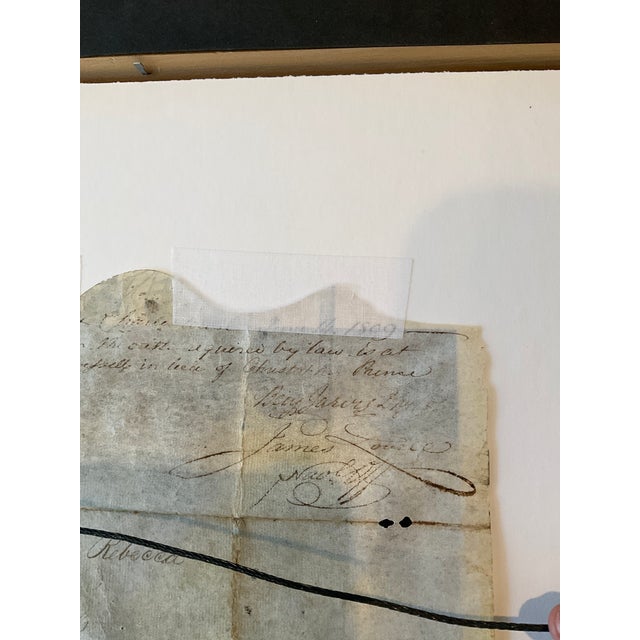 Early 19th Century Thomas Jefferson & James Madison. Ship's Passport, Schooner Rebecca Christopher Prince For Sale - Image 4 of 12