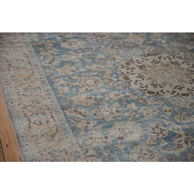 Textile Vintage Distressed Tabriz Carpet - 7'5" x 10'9" For Sale - Image 7 of 15