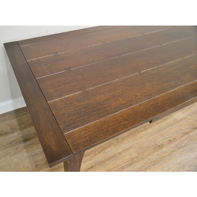 Stickley Mission Collection Oak Drawtop Dining Table Chairish