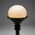 Large Earthy Ceramic and Opaline Glass Floor Lamp from Doria Leuchten, Germany, 1970s For Sale - Image 4 of 11