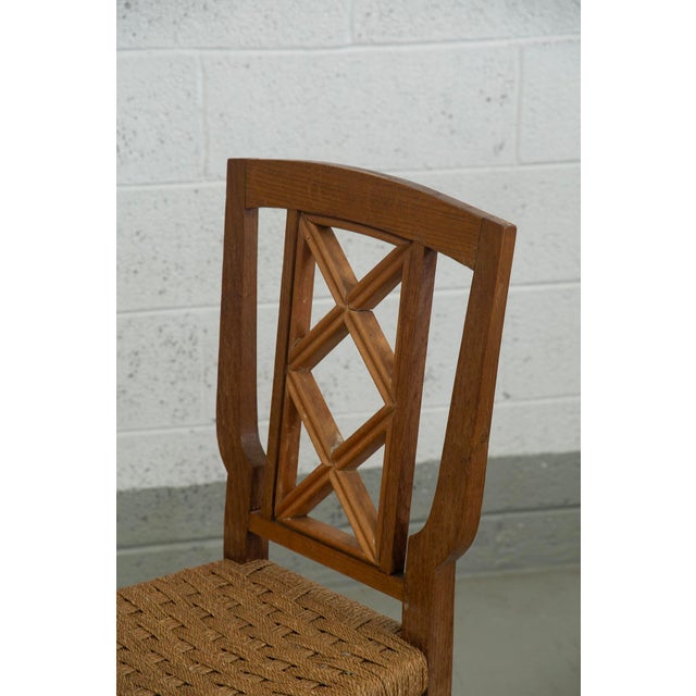 1950s Vintage Italian Dining Chairs by Paolo Buffa, 1950, Set of 8 For Sale - Image 5 of 10