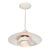 Mid-Century White & Orange Enamel Ph 4/3 Pendant Chandelier by Louis Poulsen For Sale