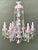 Vintage Check Cut Crystal Swag Chandelier For Sale - Image 12 of 12