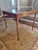 Drexel Vintage Drexel Faux Bamboo Chippendale Style Leather Top Game Table For Sale - Image 4 of 14