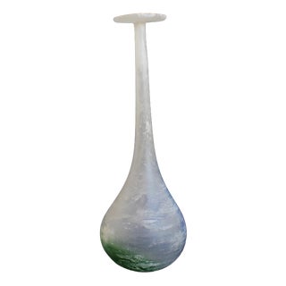 Vintage Scavo Murano Glass Vase from La Murrina, 1970s For Sale