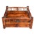 Vintage Chinese Huali Rosewood Display Tray | Carved "Fu" & Coin Motif Scholar's Tray For Sale