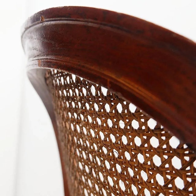 Early 20th Century Louis XVI Mahogany Armchairs, Set of 2 For Sale - Image 14 of 16