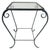 Glass Vintage Wrought Iron and Glass Side Table, 1960s For Sale - Image 7 of 7