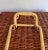 Mid 20th Century Vintage Woven Wicker Basket With Picnic Accessories- 22 Pieces For Sale - Image 5 of 13