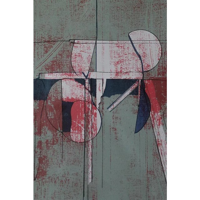 Anders Österlin, Komposition Color lithograph Number 19/110 The work is signed by the artist and individually numbered...