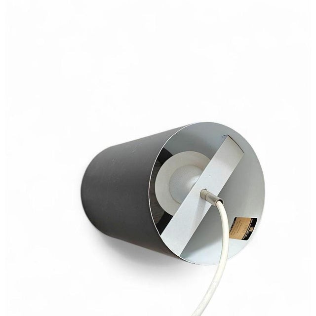 Metal Cylinder Pendant Lamps by Eila & John Meiling for Louis Poulsen, 1967, Set of 2 For Sale - Image 7 of 10