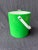 Vintage 70's mid century modern lime green vinyl and lucite ice bucket. Made by Morgan & Co. of Boston, Mass. Very good...