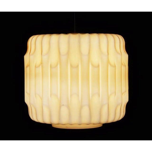 Large Mid-Century Glass Pendant, 1960s For Sale - Image 6 of 8