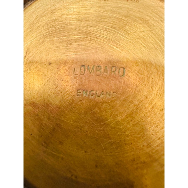 Late 19th Century Lombard English Hammered Brass Lion’s Head Jardiniere For Sale In Portland, OR - Image 6 of 6