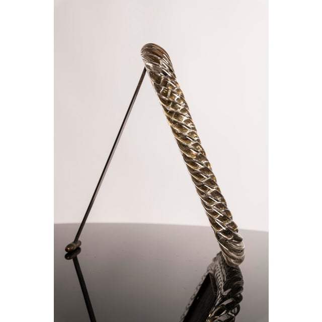 1930s A Treccia Table Frame by Carlo Scarpa for Venini, Murano, 1930s For Sale - Image 5 of 11