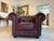 Chesterfield Leather Sofa Set, Set of 3 For Sale - Image 9 of 18