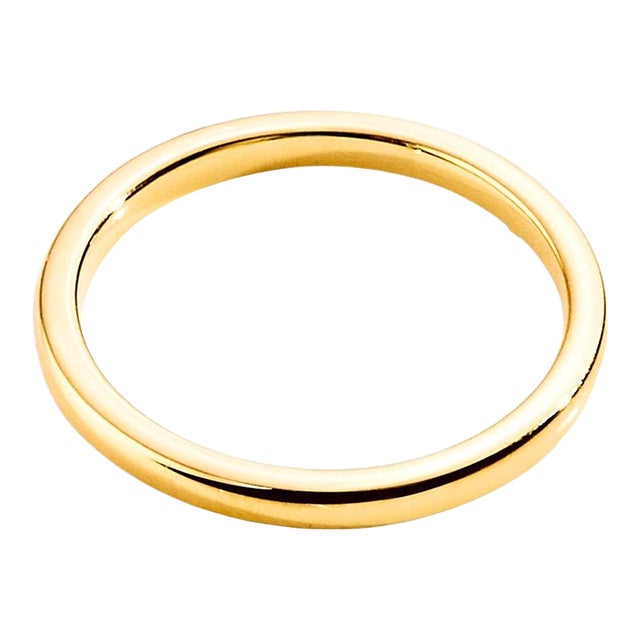 Syna Yellow Gold Band For Sale