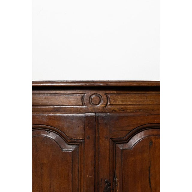 18th Century French Provincial Louis XV Corner Cabinet For Sale - Image 4 of 18