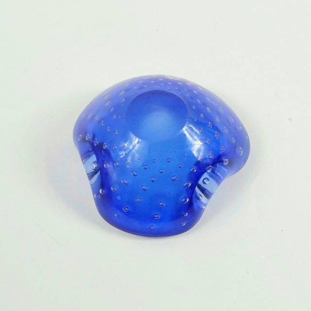 Mid-Century Bullicante Murano Glass Catchall from Barovier & Toso, Italy, 1960s For Sale - Image 6 of 7