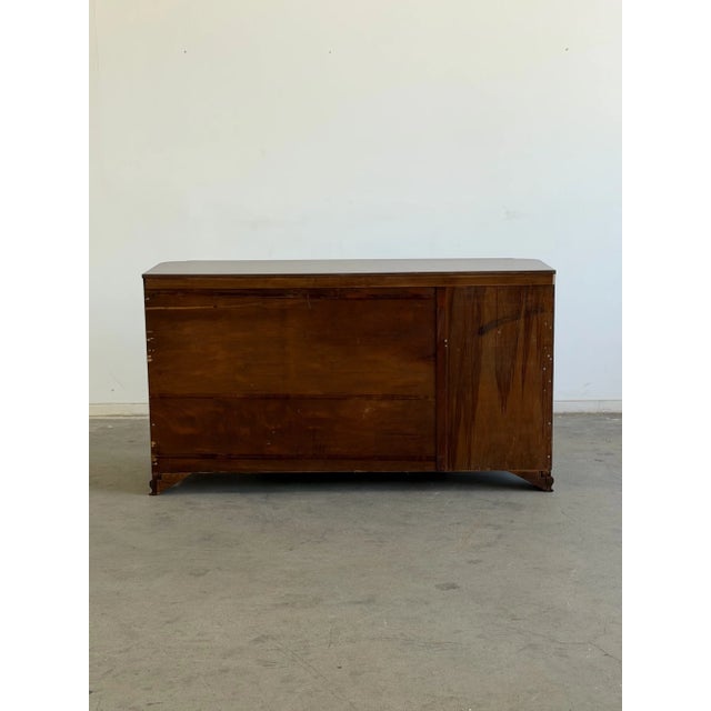 1940s Minimal Art Deco Credenza For Sale - Image 9 of 13