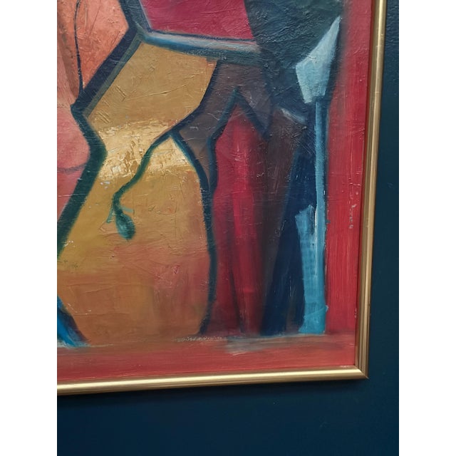 Jeanette in Love, 1954, Oil Painting on Canvas, Framed For Sale - Image 17 of 18