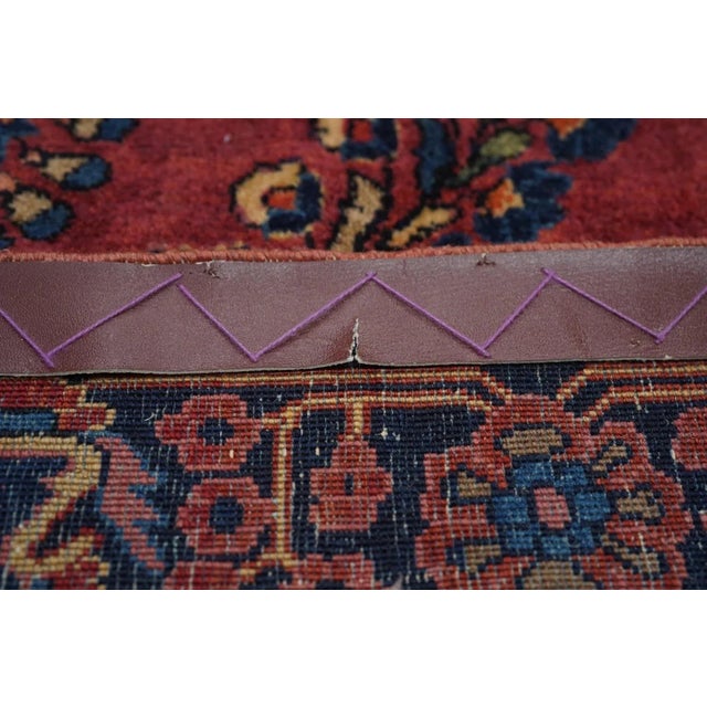 Traditional Antique Sarouk Rug 4'1'' x 6'5'' For Sale - Image 3 of 12