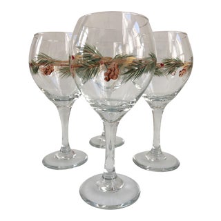Vintage Used Wine Glasses Chairish