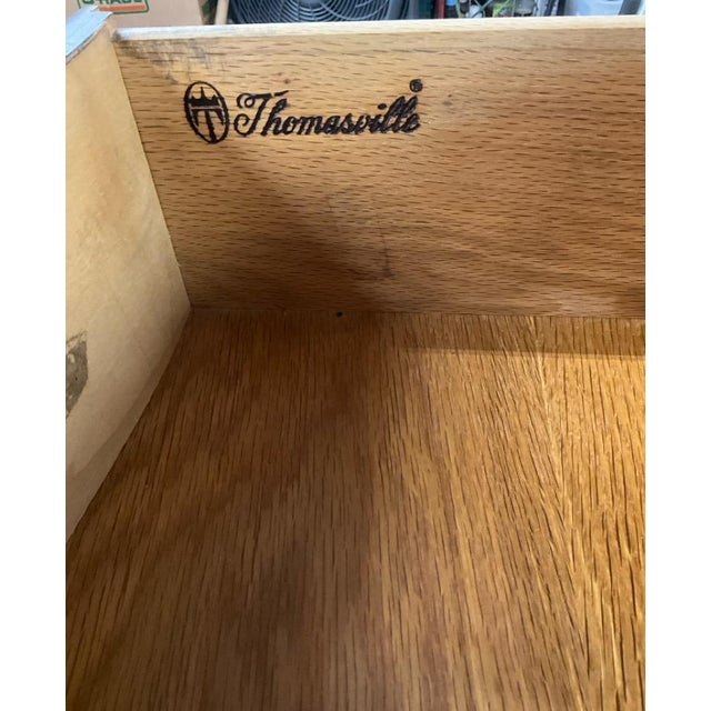 Mid-Century Thomasville French Provincial 9-Drawer Dresser & Mirror For Sale In Phoenix - Image 6 of 16