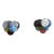 1970s Pair of Vistosi Sconces 10 Multicolored Murano Glasses For Sale