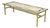 French Brass Coffee Table With Terrazzo Top For Sale