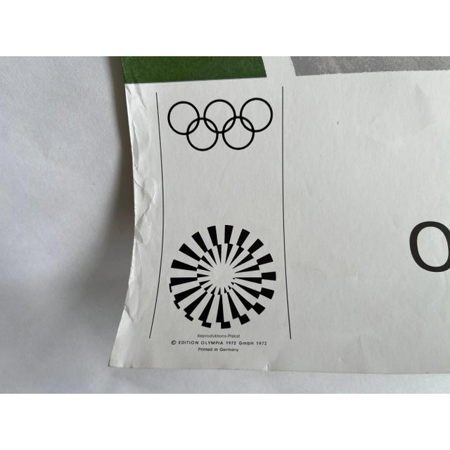 Munich Olympic Games Relay Race Lithograph Poster by Jacob Lawrence, 1972 For Sale - Image 3 of 7