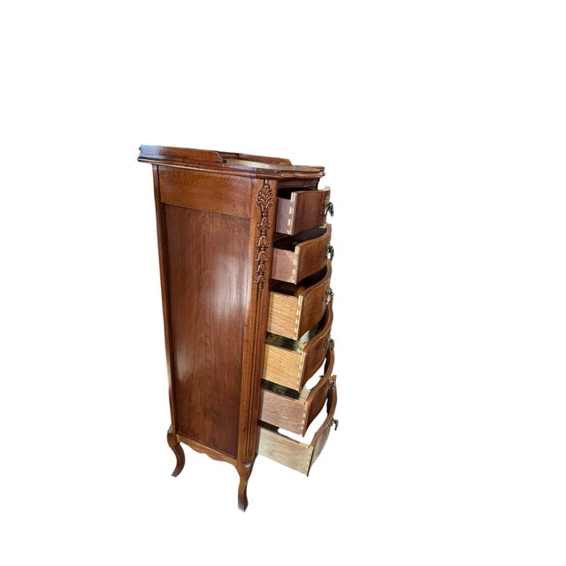 Lexington Furniture Lexington Furniture “Lynn Hollyn at Home” Lingerie Chest European Country Tall Chest For Sale - Image 4 of 12