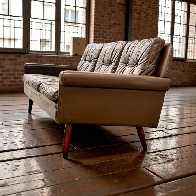 3-Seater Lounge Sofa from Svend Skipper, Denmark, 1960s For Sale - Image 6 of 12