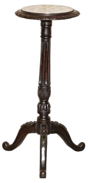 Victorian Marble Side End Lamp Table, 1880s