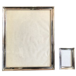 Silver Photo Holders, 1975, Set of 2 For Sale