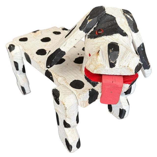Vintage American Folk Art Dalmatian For Sale - Image 4 of 13