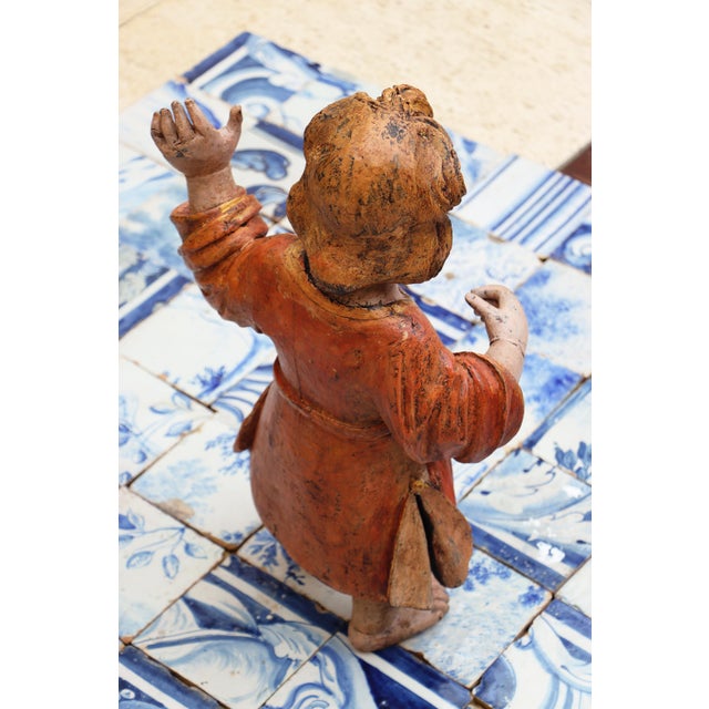 Antique Indo-Portuguese Jesus Christ Child, 17th Century For Sale - Image 14 of 18