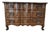 Louis XV Chest of Drawers in Walnut with Carved Shell Handles For Sale