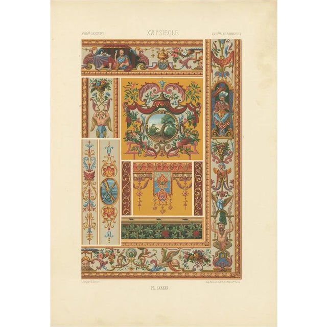 Neoclassical and Chinoiserie Motifs, Paper For Sale