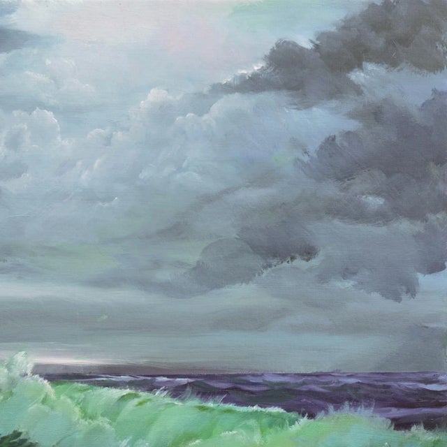 Contemporary 'After the Storm' by Roy Rose Sales, 2003, Turbulent Seascape For Sale - Image 3 of 9
