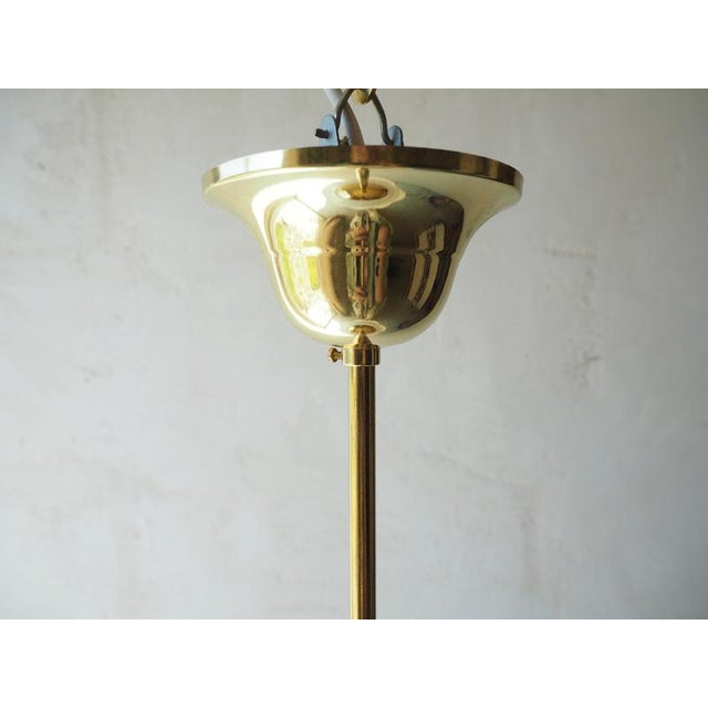 1960s Mid-Century Glass Chandelier, Czechoslovakia, 1960s For Sale - Image 5 of 11