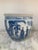 Blue and White Porcelain Asian Cache Pot For Sale In Miami - Image 6 of 10